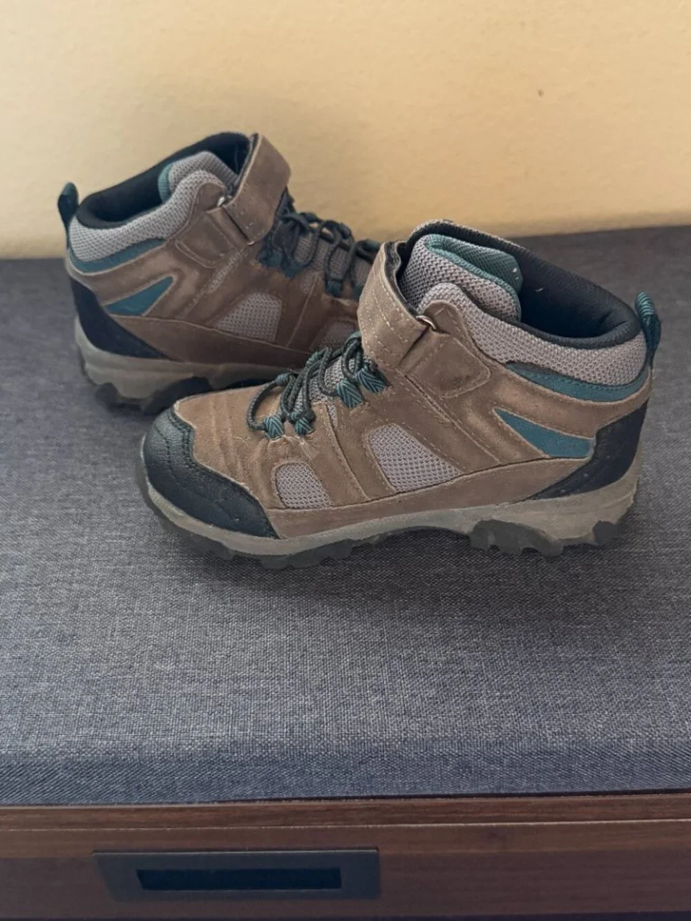 Toddler Brown Hiking Trail Boots, Size 11